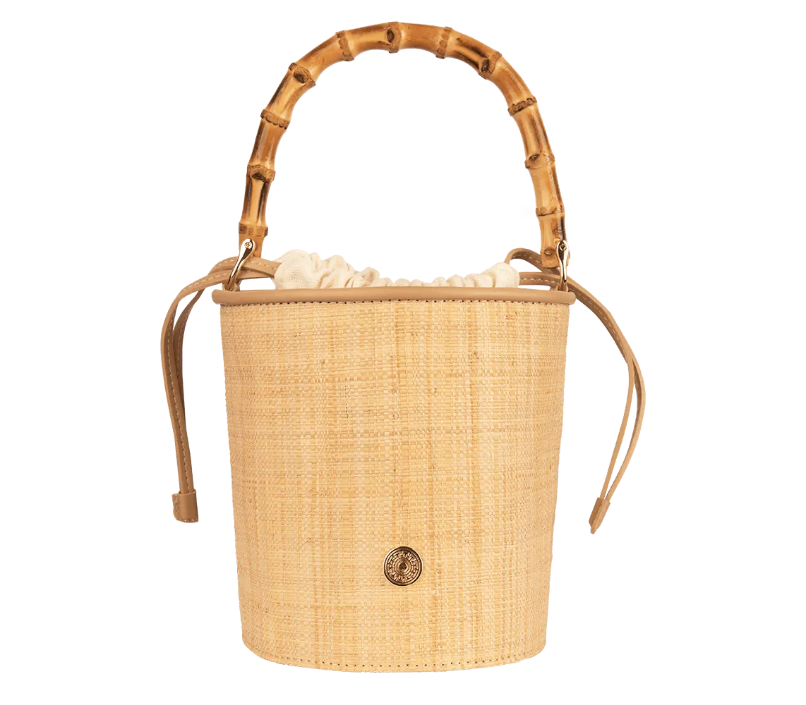 Kea Straw Bucket Bag