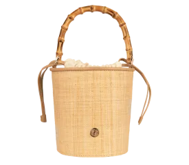 Kea Straw Bucket Bag