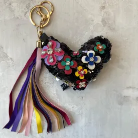 Keychain | Sequin Heart | The Ridge Kids