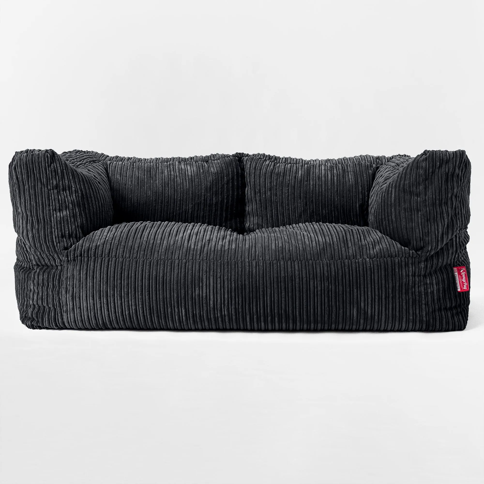 Kids Giant Albert Sofa 2 Seater 3-14 yr - Cord Black