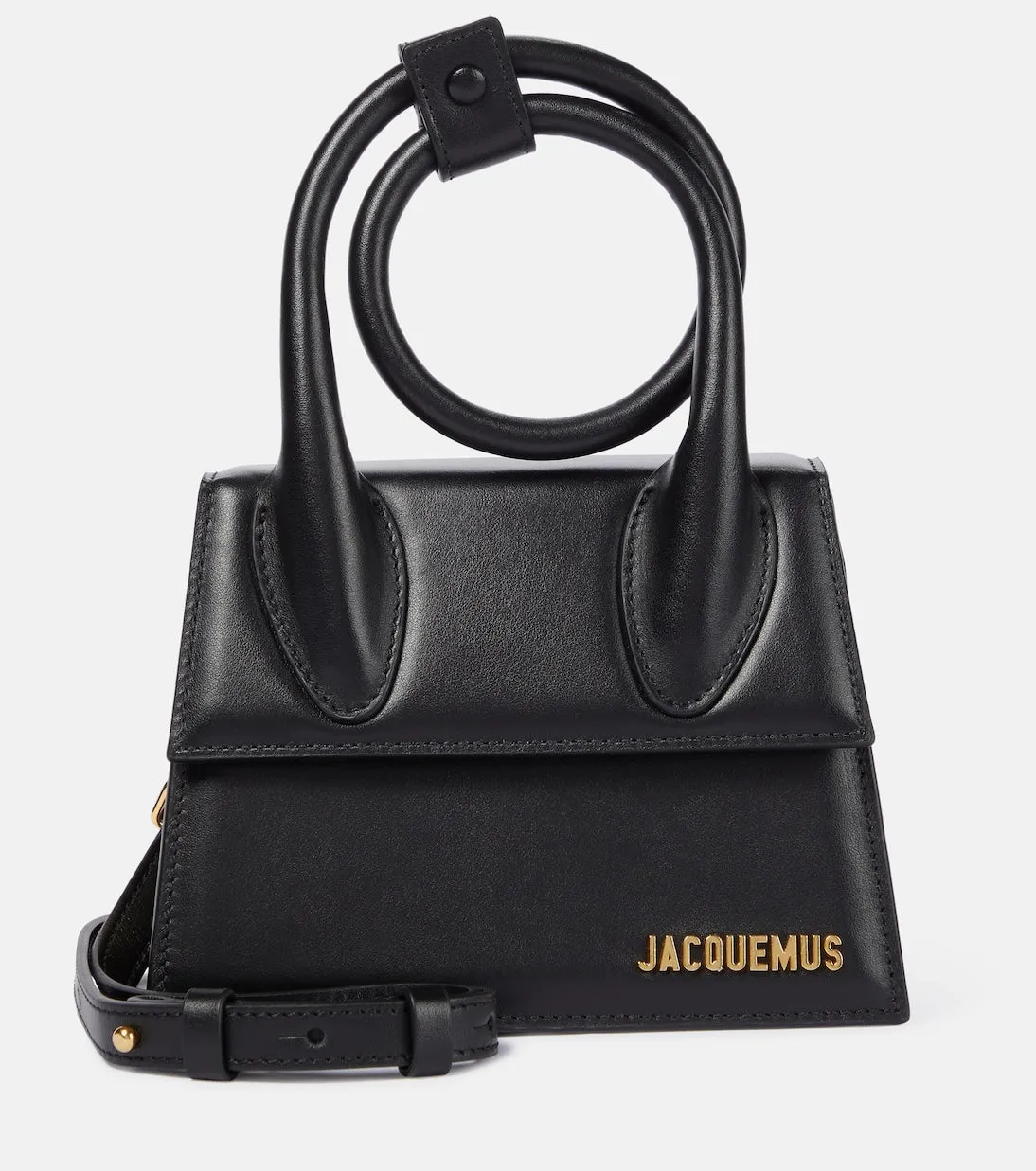 Le Chiquito Noeud Jacquemus bag, black