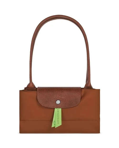 Le Pliage Green Longchamp Recycled Nylon Tote in Brown