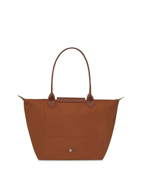 Le Pliage Green Longchamp Recycled Nylon Tote in Brown