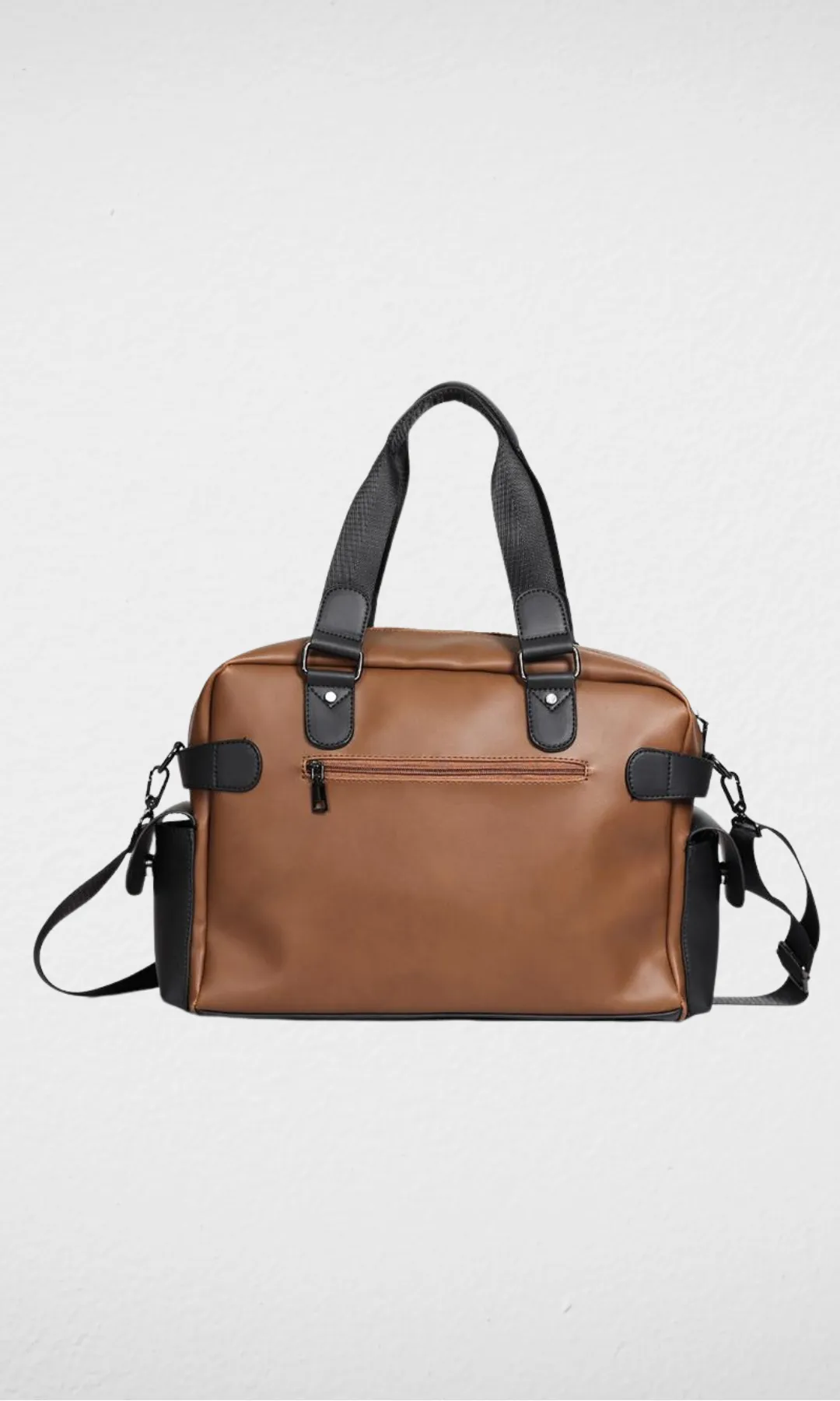 Leather Handbag (Brown)