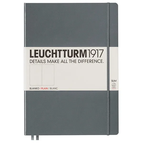 LEUCHTTURM1917 Hardcover Notebook Master Slim Anthracite