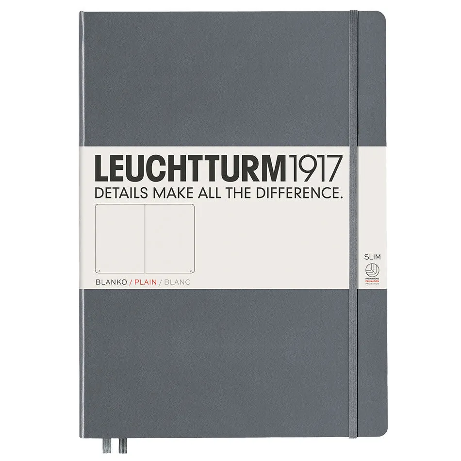 LEUCHTTURM1917 Hardcover Notebook Master Slim Anthracite