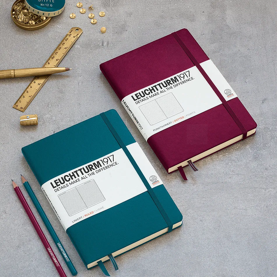 LEUCHTTURM1917 Hardcover Notebook Master Slim Port Red