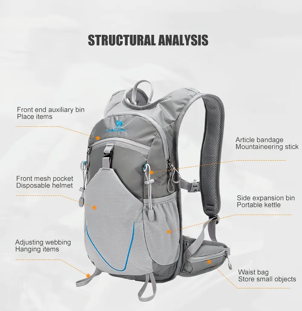 Lightweight 15L Water-Repellent Cycling Backpack - SF2295