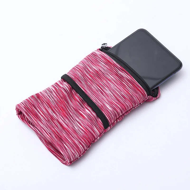 Lightweight Zipper Running Arm Bag for Phone, Keys / Sports Wristlet - SF1042