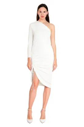 Lura One-Shoulder Jersey Dress