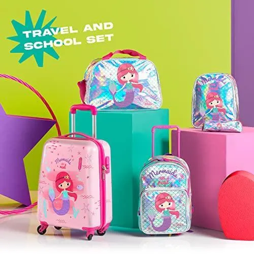 Mermaid Carry On Backpack Children