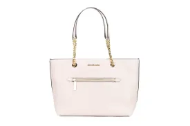 Michael Kors Jet Set Medium Front Zip Chain Tote Bag (Powder Blush)