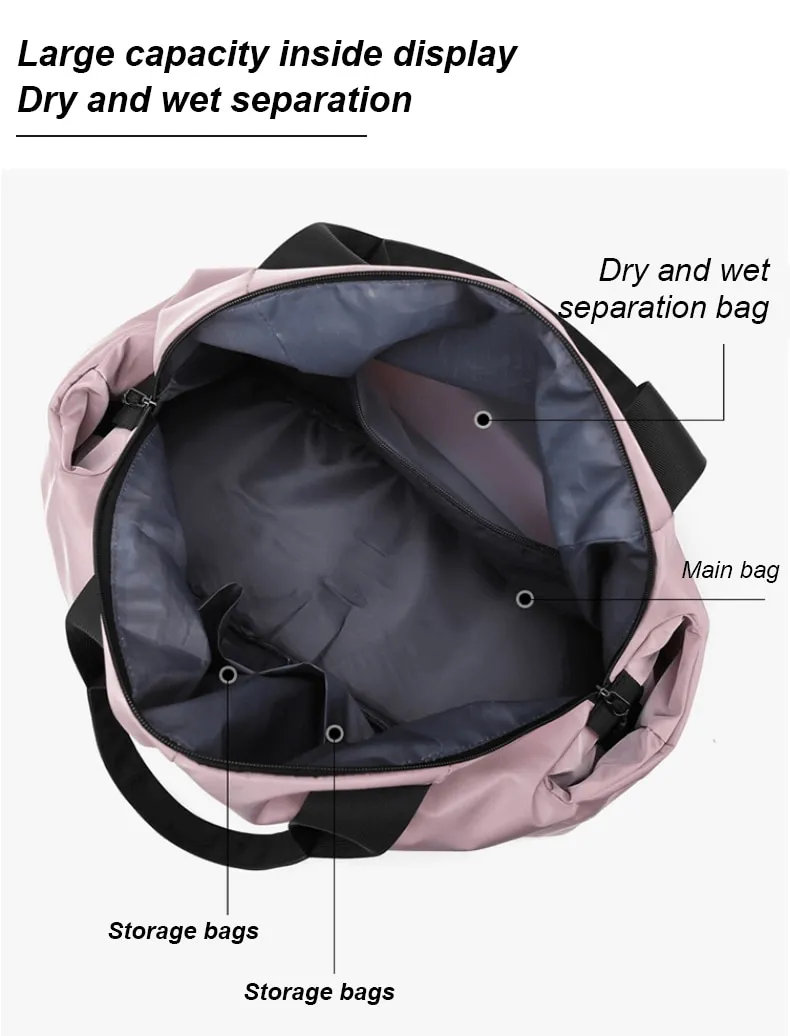 Multifunction Waterproof Women's Large Capacity Gym Bag - SF0904