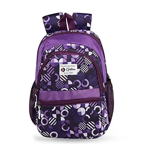 'OPTIMA Polyester 13.5-inch  Kids Backpack (OPT-20-120-pur)