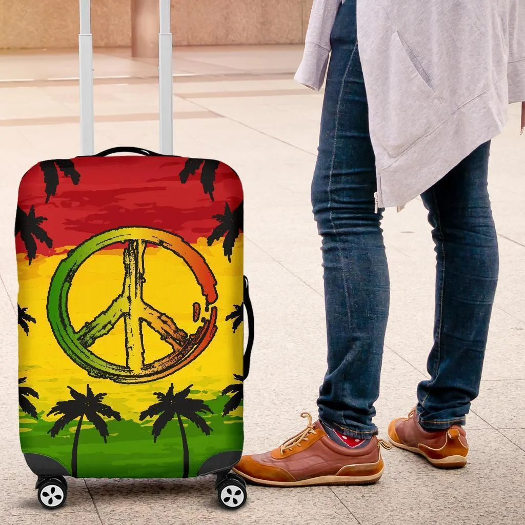 Peace Rasta Luggage Cover