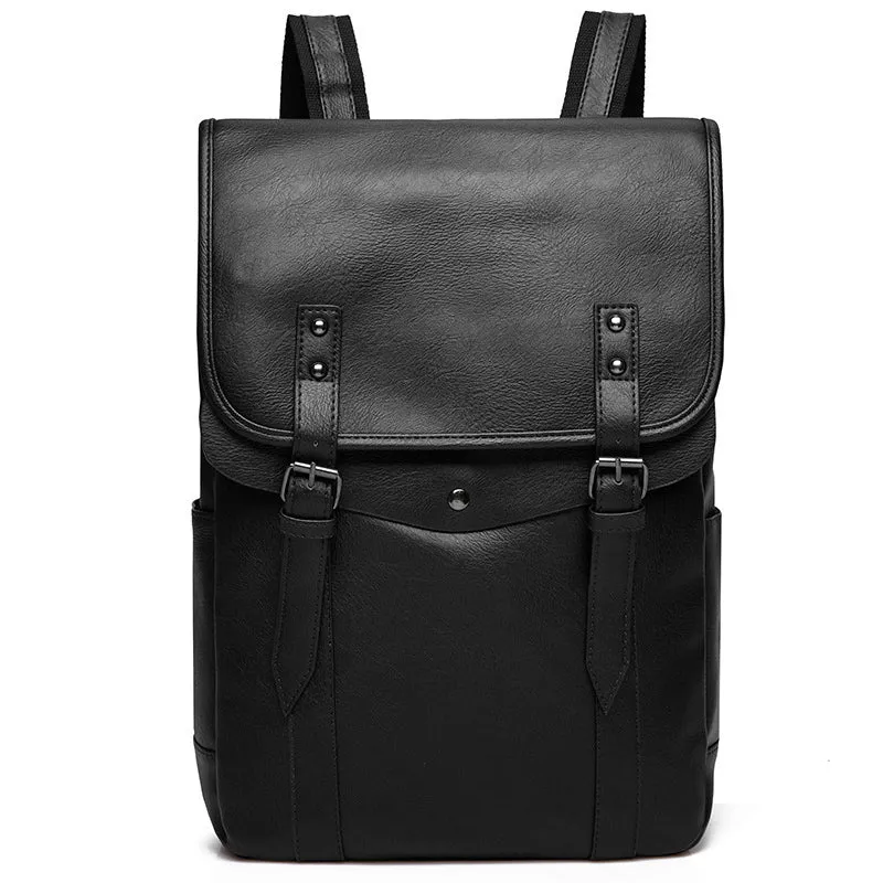 Pologize™ Vintage PU Leather Backpack