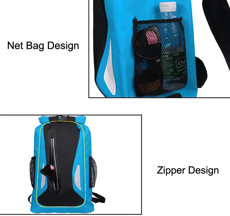 Portable Waterproof Backpack with Adjustable Shoulder Straps - SF1431