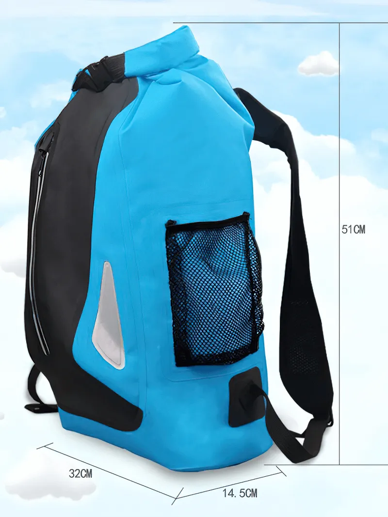 Portable Waterproof Backpack with Adjustable Shoulder Straps - SF1431