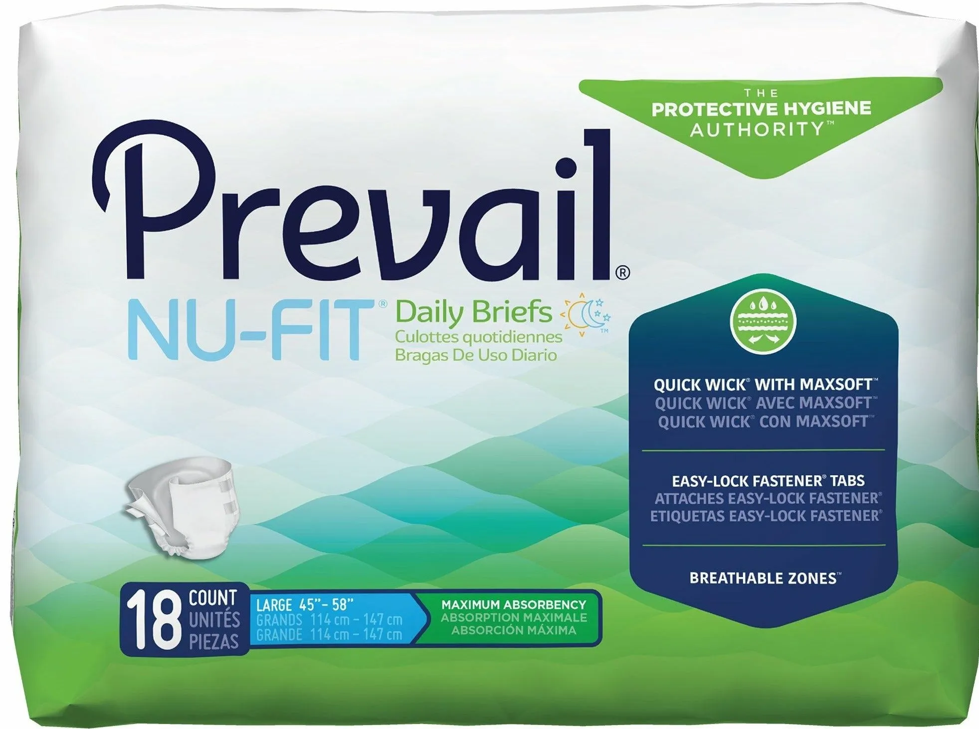 Prevail NuFit Adult Brief