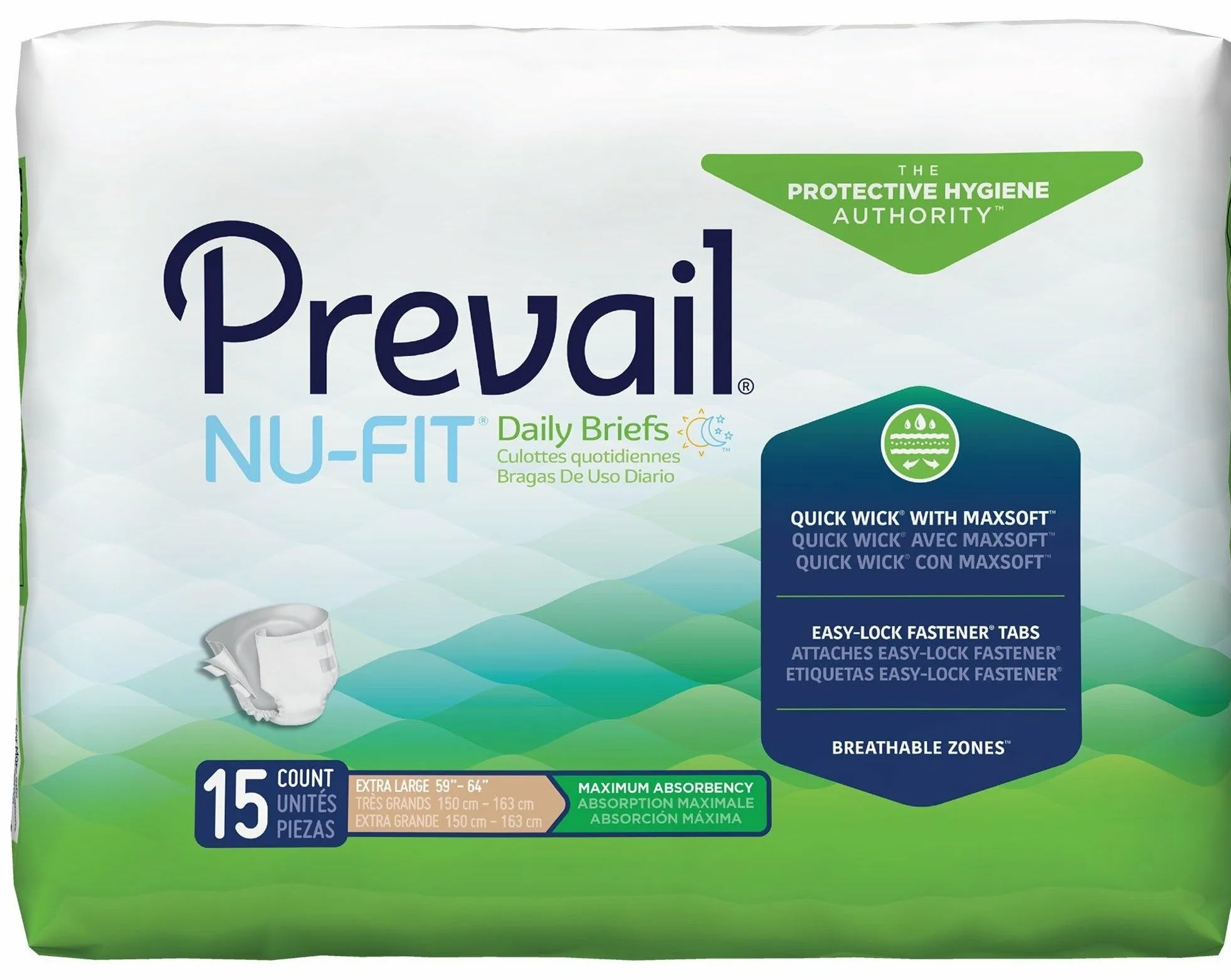 Prevail NuFit Adult Brief