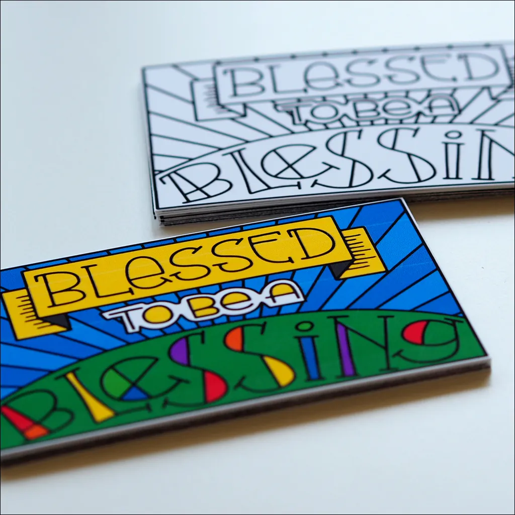 "Blessed to Be a Blessing" Backpack Tags