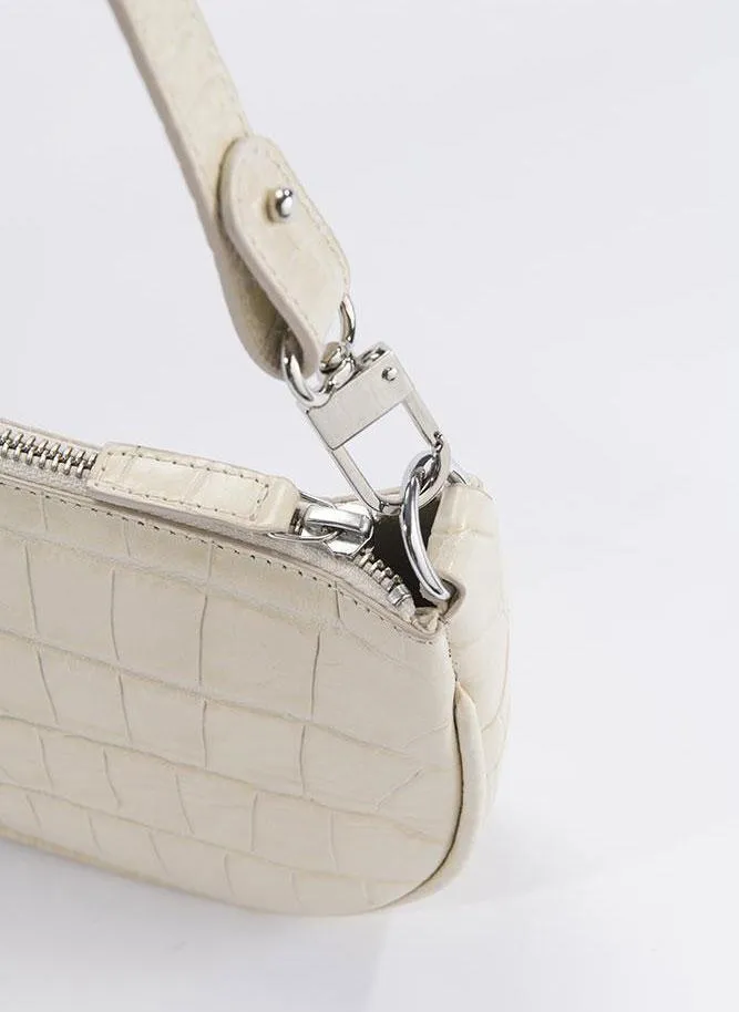 Rachel Croco Embossed Leather Bag