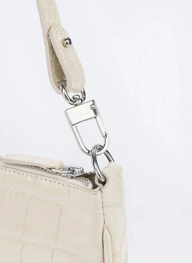 Rachel Croco Embossed Leather Bag