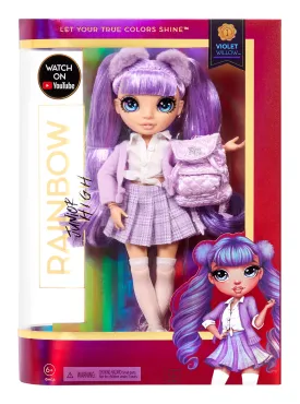 Rainbow High Junior High Fashion Doll Violet Willow