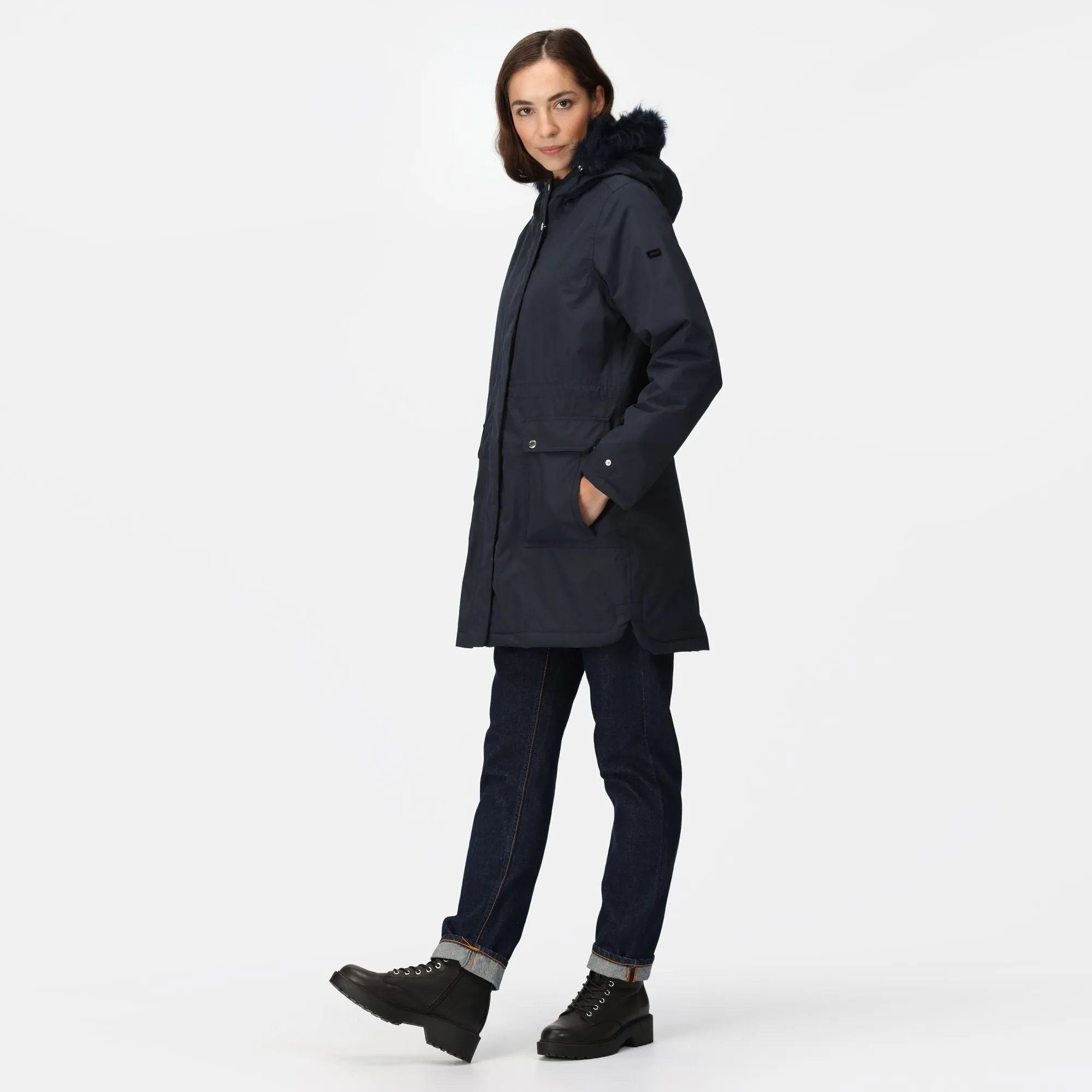 Regatta Womens Sabinka Fur Trim Waterproof Insulated Parka Coat