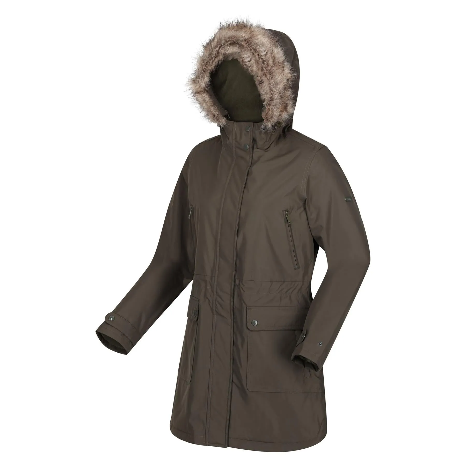 Regatta Womens Sabinka Fur Trim Waterproof Insulated Parka Coat