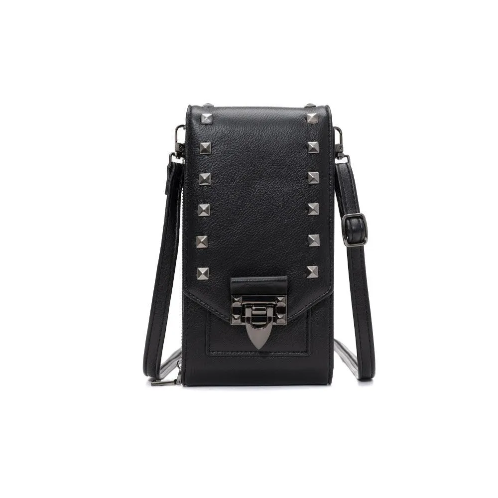 Rivet Design Shoulder Bags Mobile Phone Crossbody Bags Women