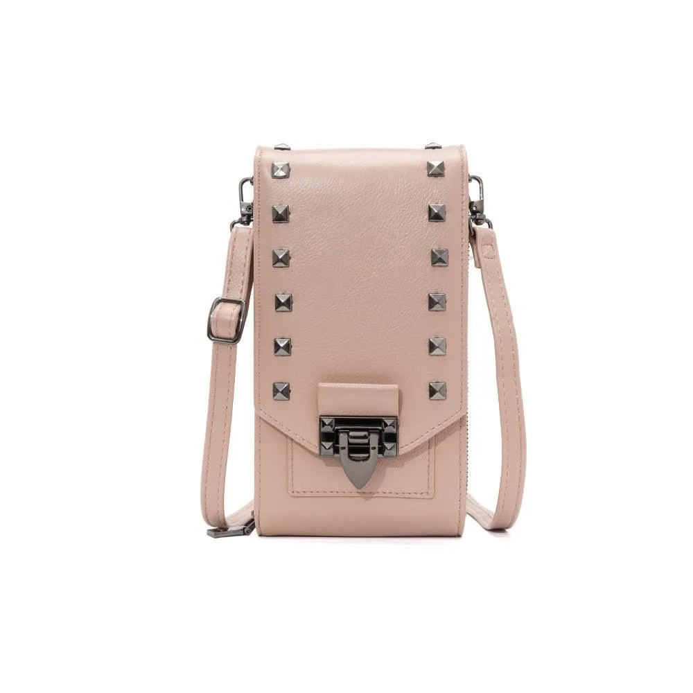 Rivet Design Shoulder Bags Mobile Phone Crossbody Bags Women