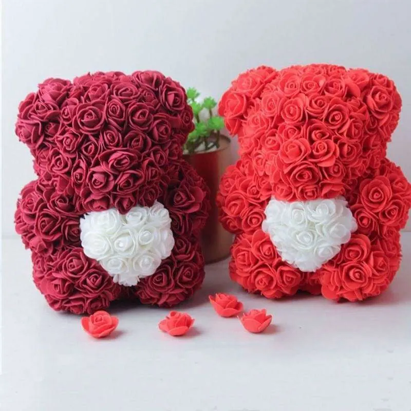 Rose Teddy Bear Valentines Day Gift