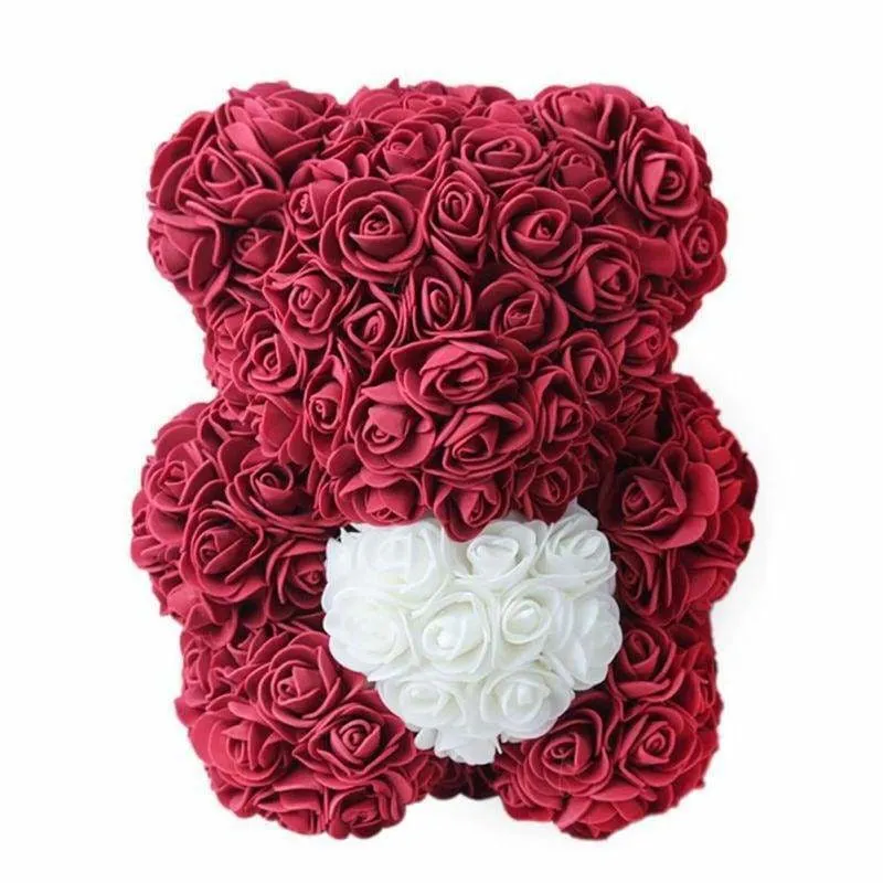 Rose Teddy Bear Valentines Day Gift