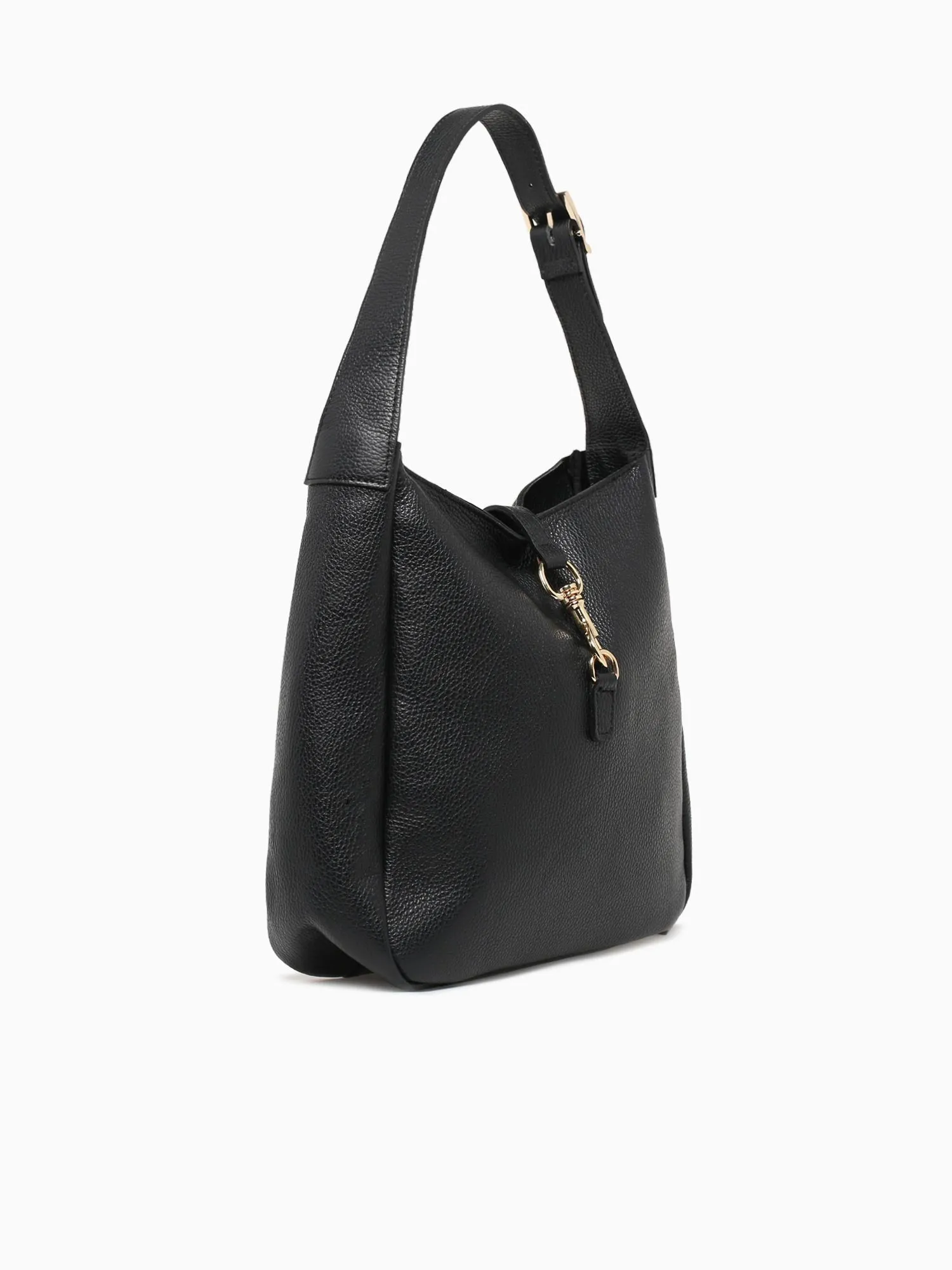 Sheila Hook Shoulder Bag Nero