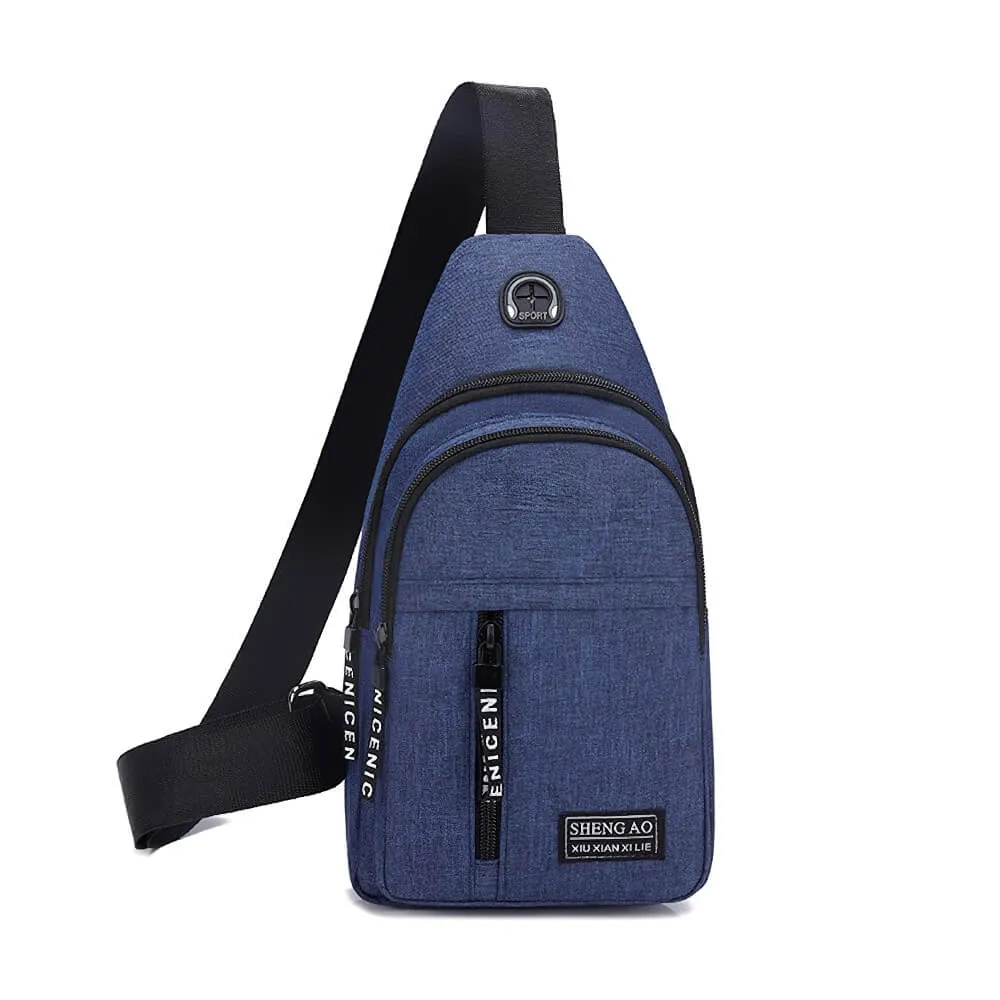 Small Waterproof Single Shoulder Strap Bag for Men - SF1217