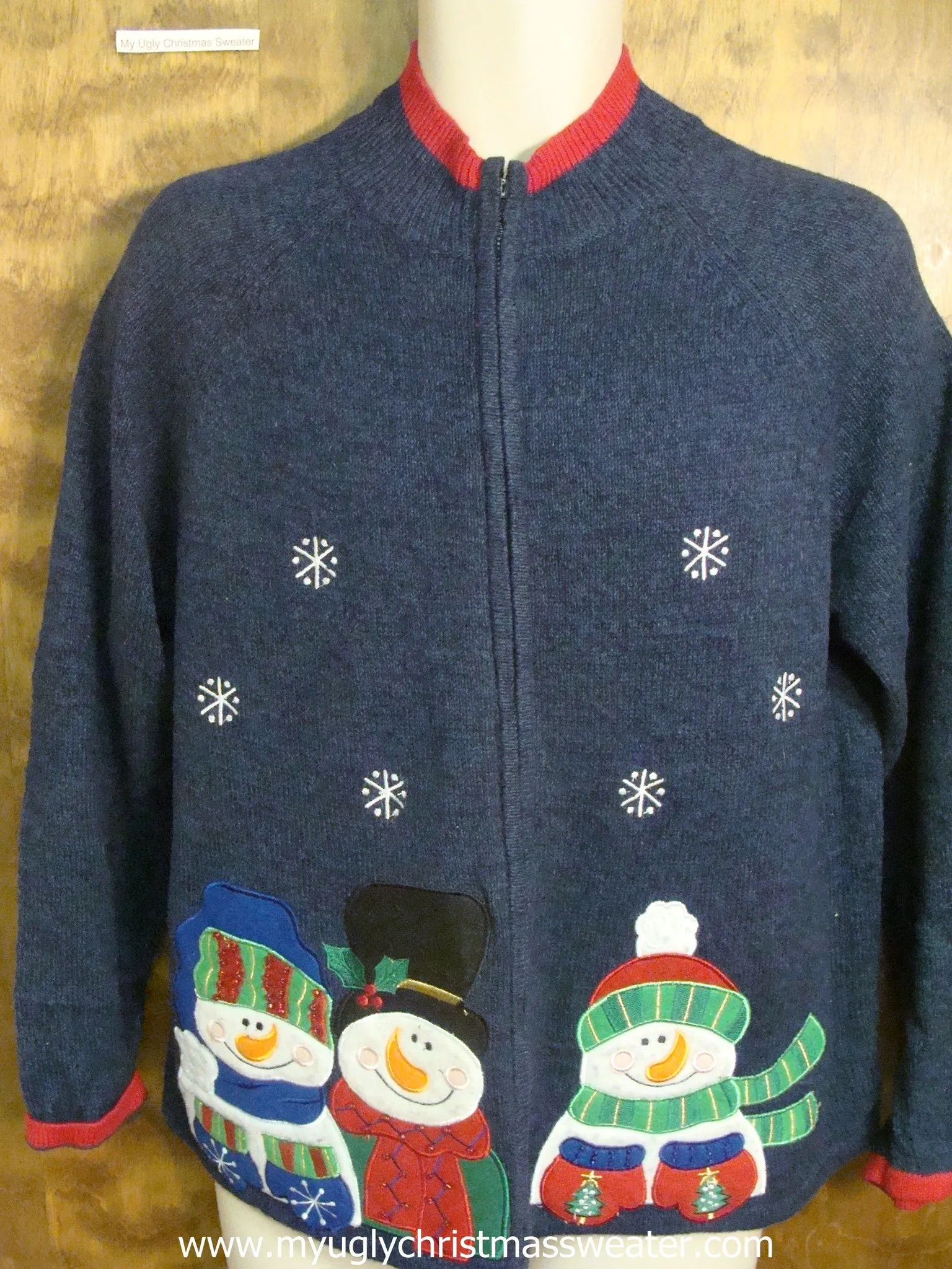 Snowmen Hanging Out Ugly Christmas Sweater