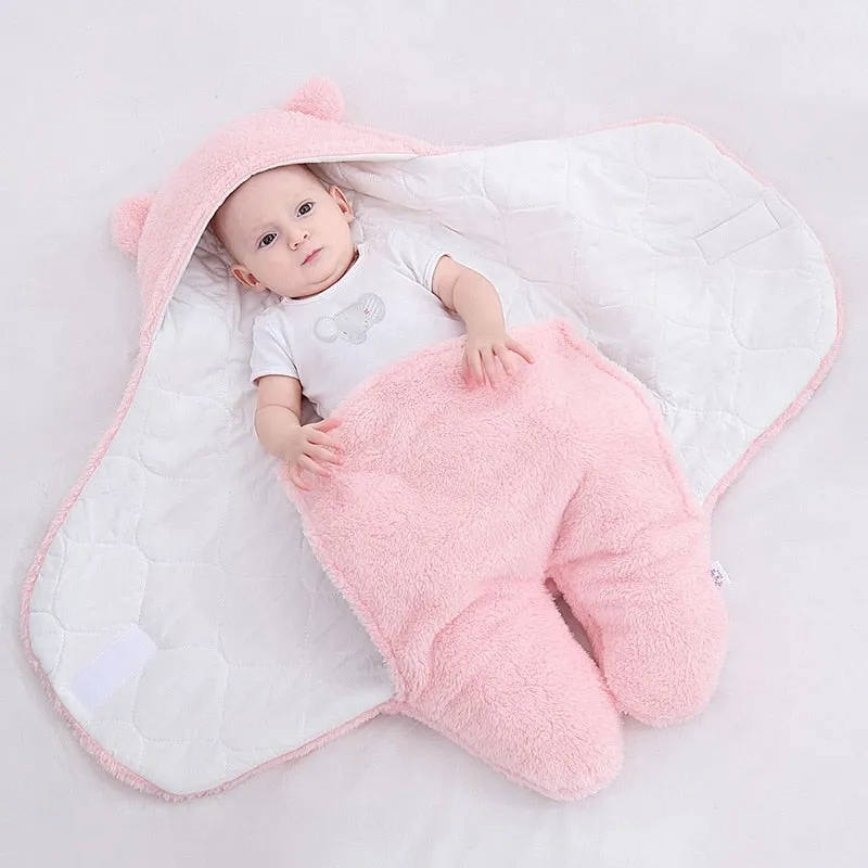 Soft Sleeping Bags Infant Swaddle Wrap Stroller Wrap Infant Cotton