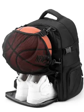 Sports Backpack With Shoe Compartment and Detachable Net Pocket - SF0808