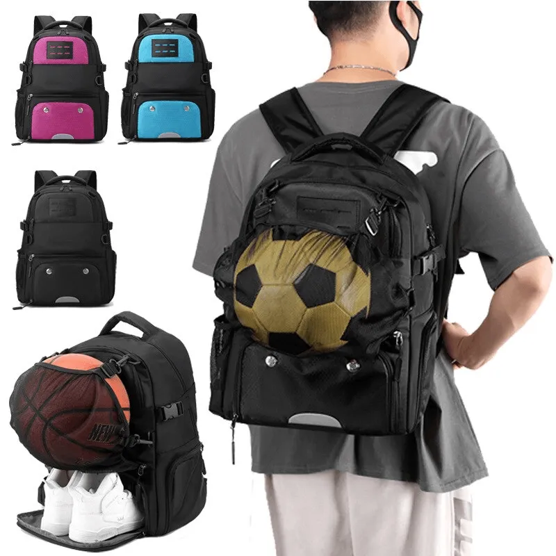 Sports Backpack With Shoe Compartment and Detachable Net Pocket - SF0808