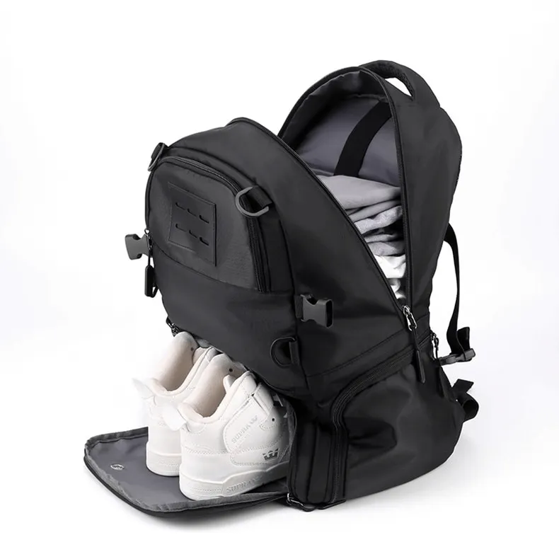 Sports Backpack With Shoe Compartment and Detachable Net Pocket - SF0808