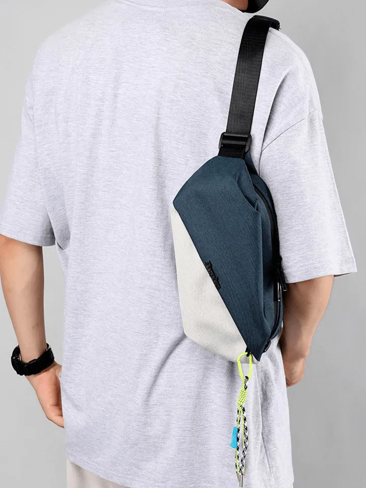 Sports Men's Waterproof Crossbody Chest Bag With Removable Pendant - SF1226