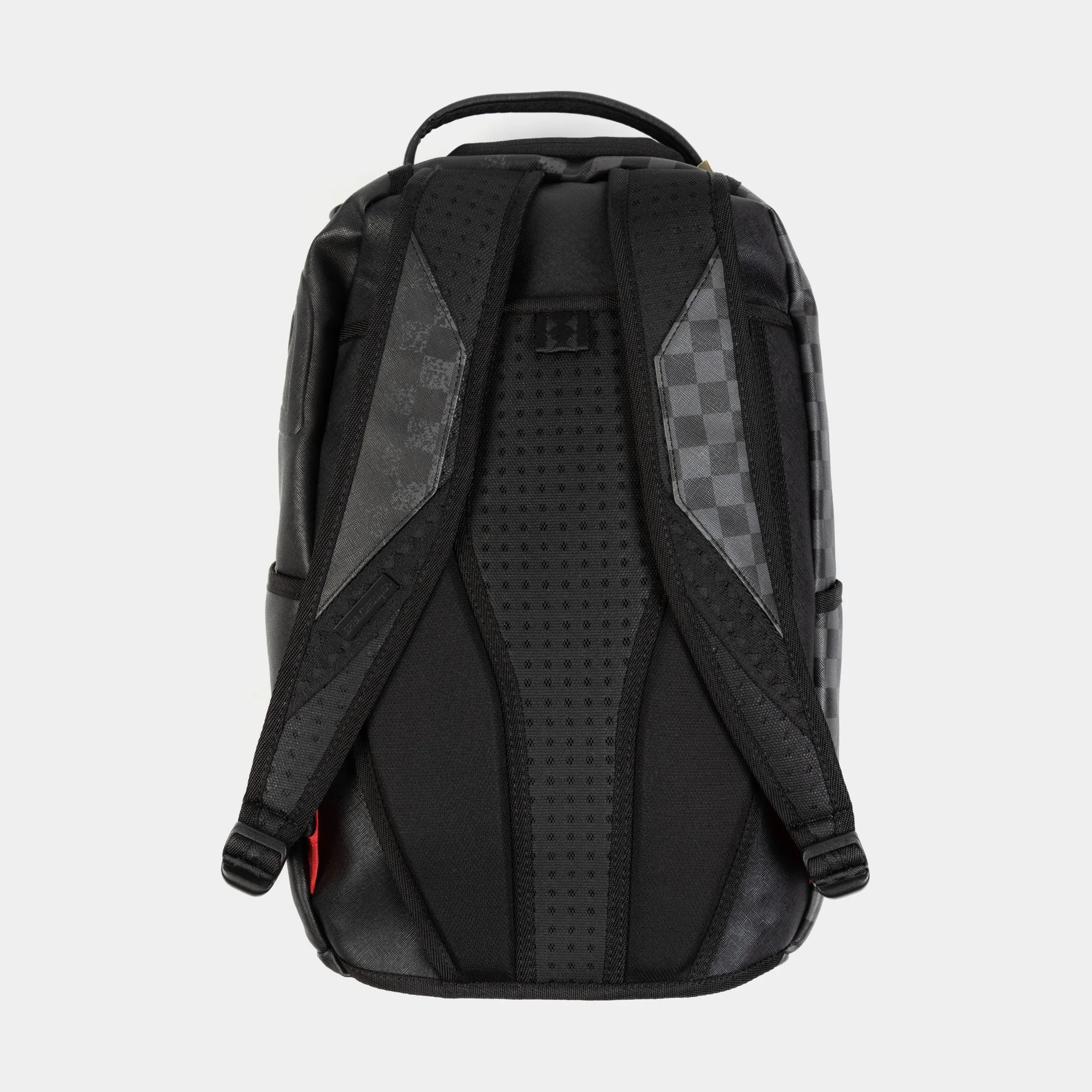 Spritz Checkered Mens Backpack (Black/Grey)