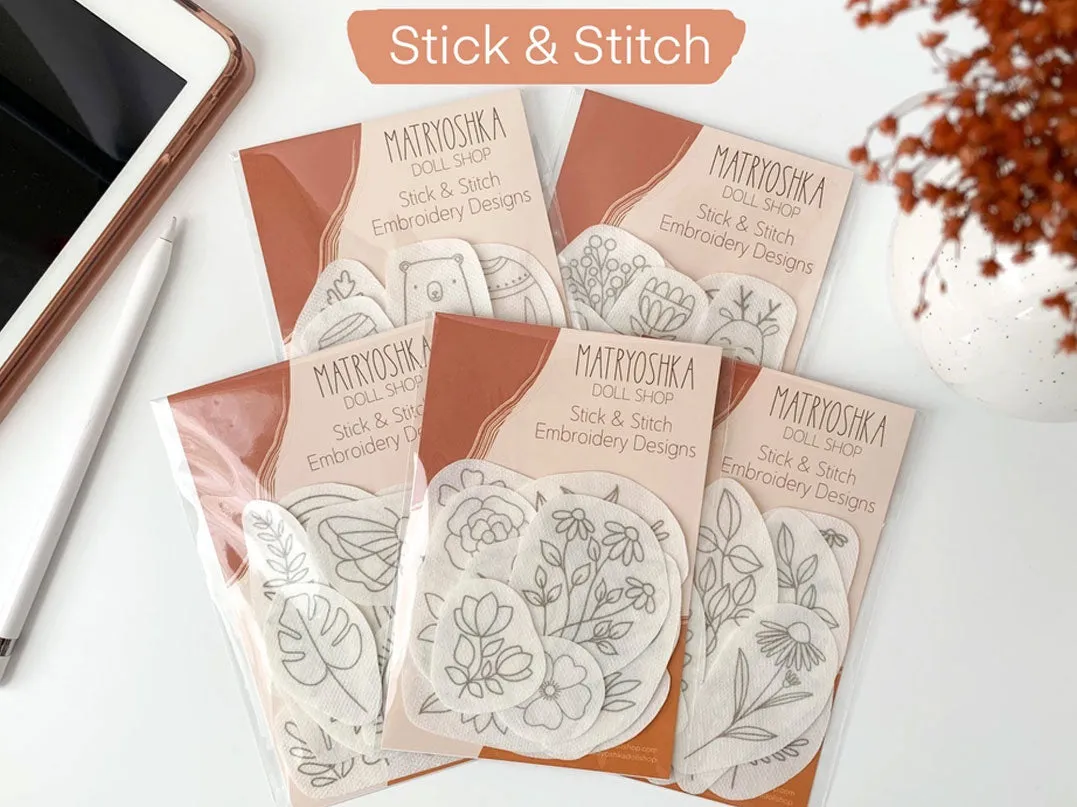 Stick & Stitch Embroidery Designs | Botanicals