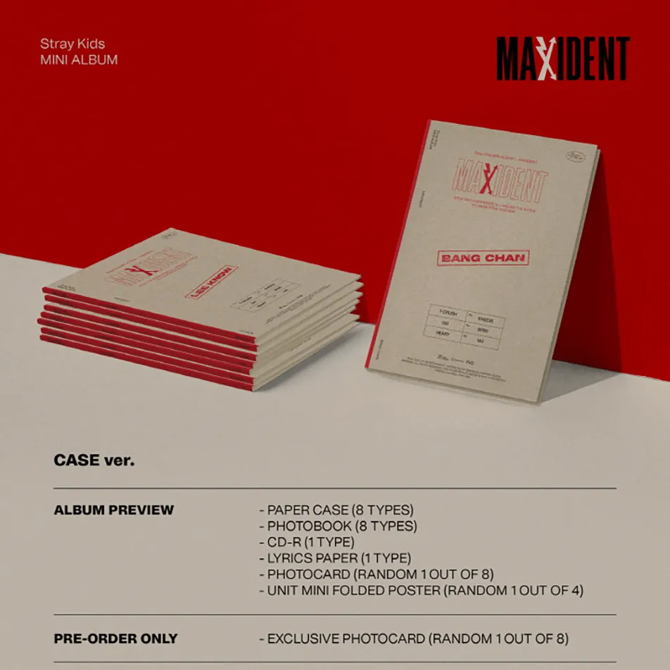 [Stray Kids] MAXIDENT(CASE VER.)