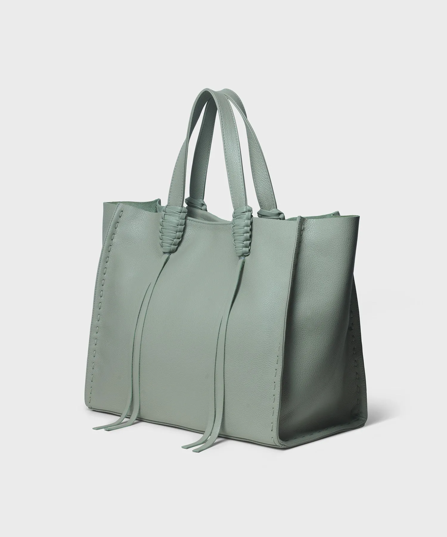 Tote 23 Grained Leather Pistachio