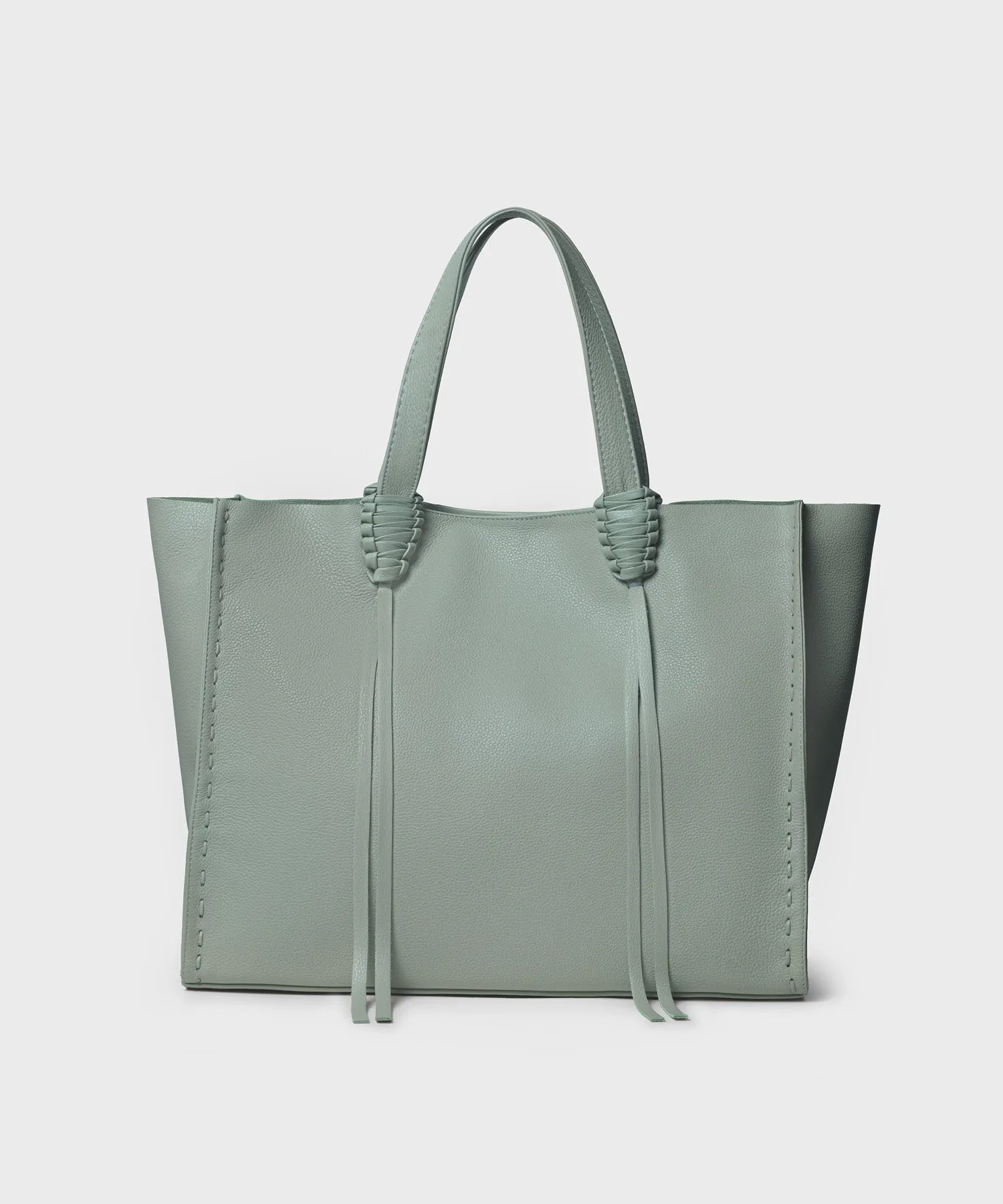 Tote 23 Grained Leather Pistachio