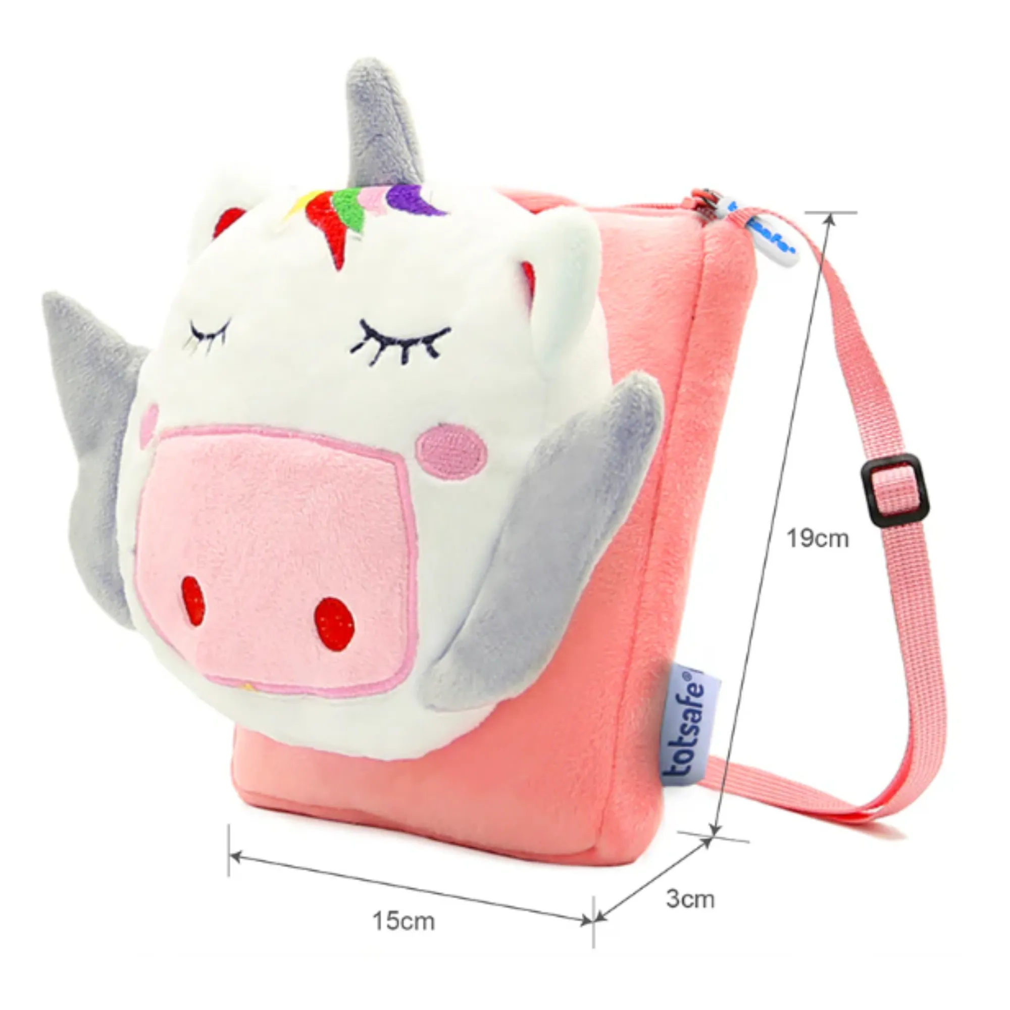 Totsafe Plush Bag Collection: Unicorn Crossbody Bag