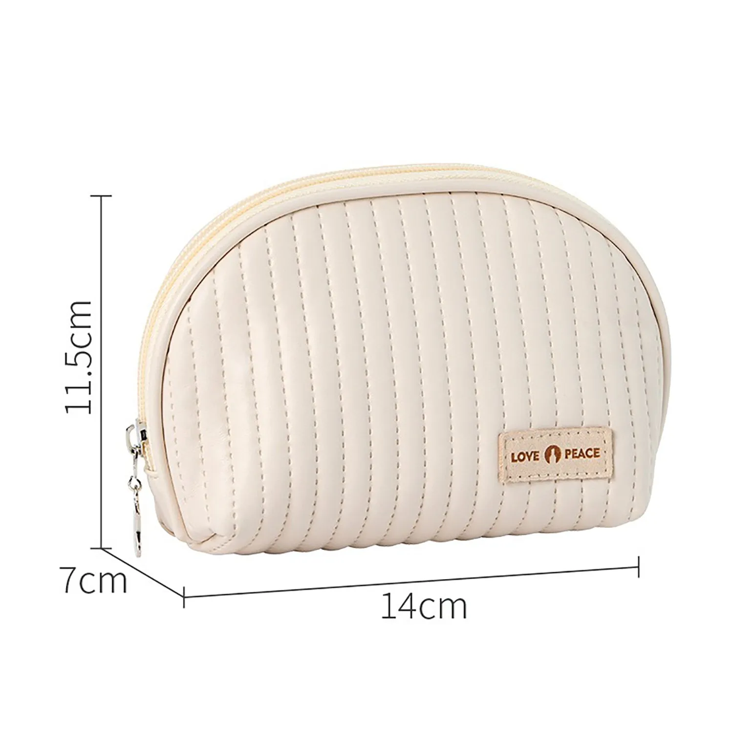 Travel Organizer Pouch Set For Women Large Capacity/Portable/PU Leather Waterproof Cosmetic Bag