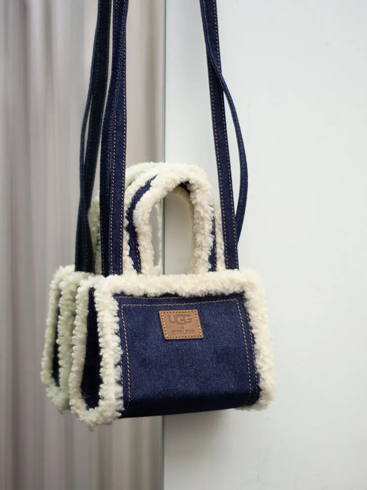 UGG x Telfar Small Shopper, Denim